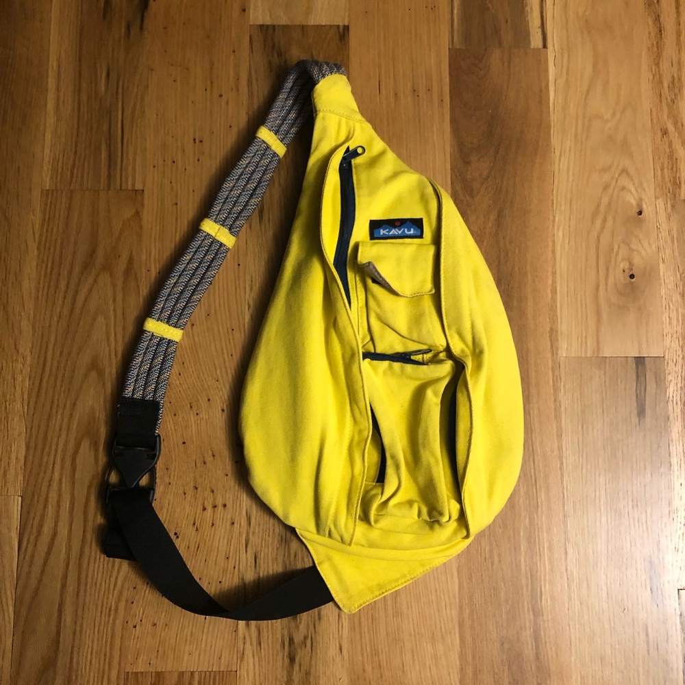 VGUC Kavu Bag Lime Green/Yellow
